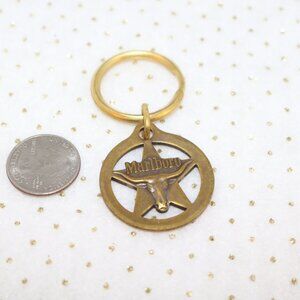 Vintage brass collectible keychain